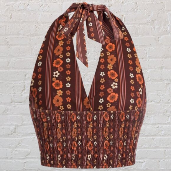 3X ROMWE ✨ Groovy Crop Halter Top NWT - Picture 7 of 8